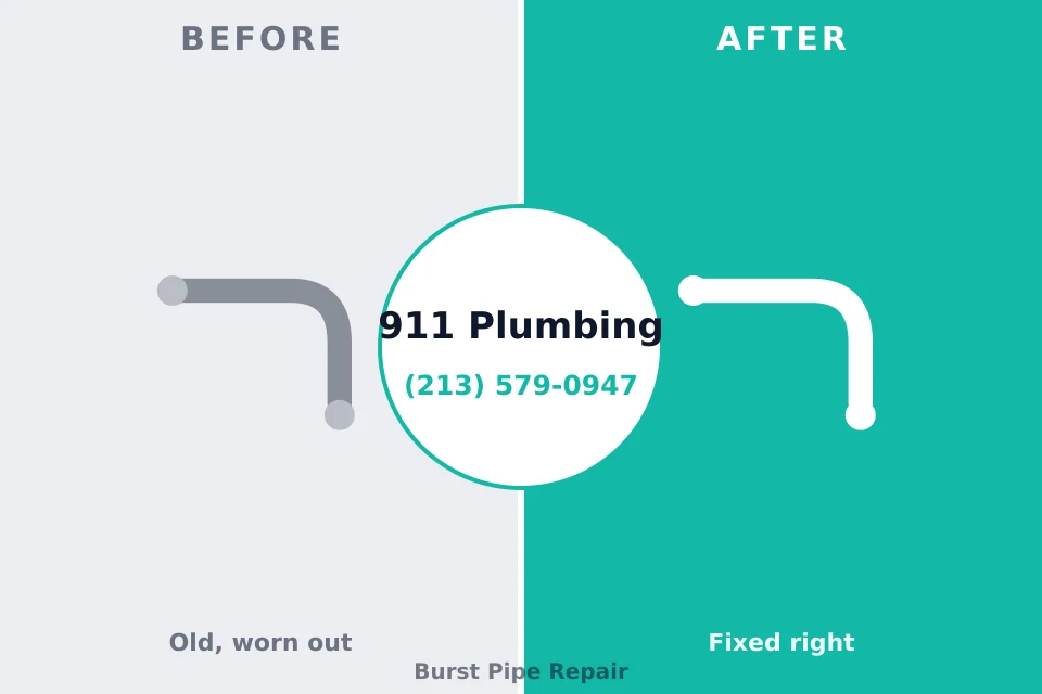 Before and after: plumbing company Monroe City, MO